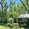Tree shaded Gazebo near River