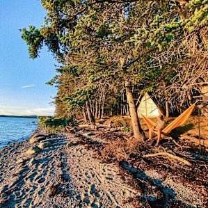 Off-grid Oceanfront A-frame Cabin