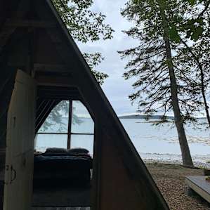 Off-grid Oceanfront A-frame Cabin