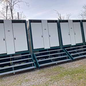 Composting toilets.. no ADA toilets on site that I’m aware of.
