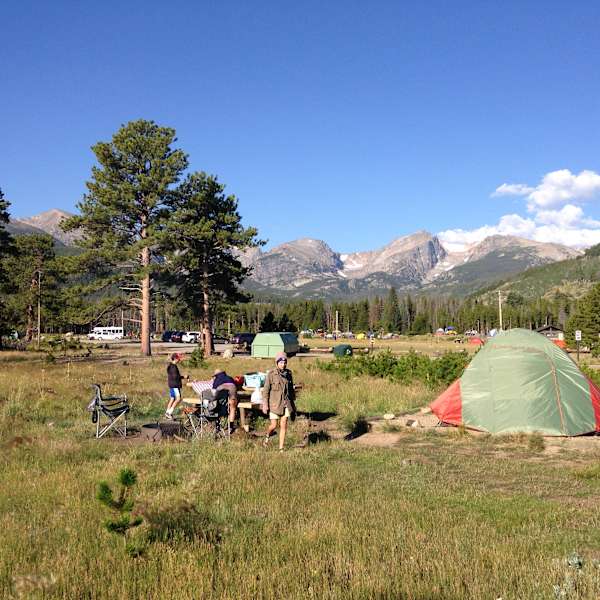 Glacier Basin Campground Map