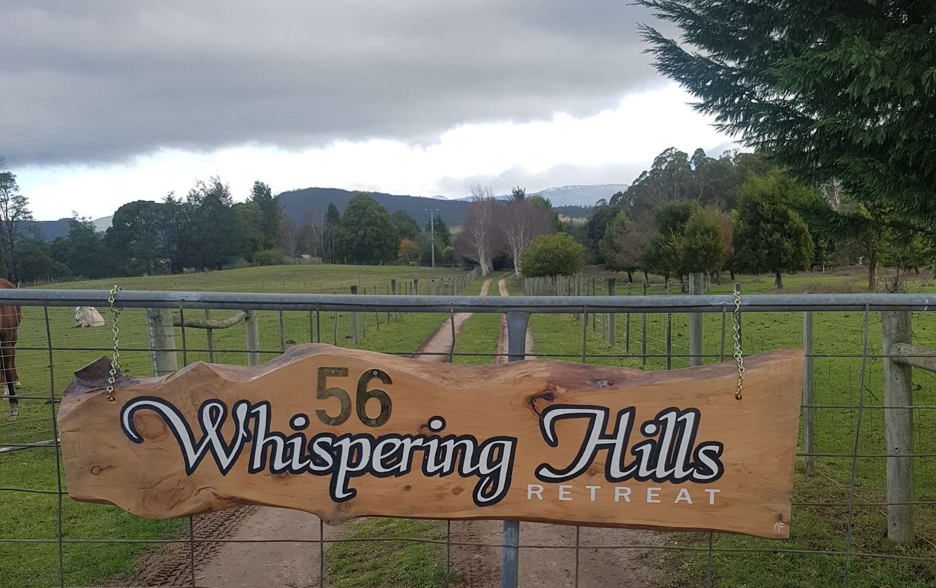 Whispering Hills Retreat Hipcamp in Dunorlan, Tasmania