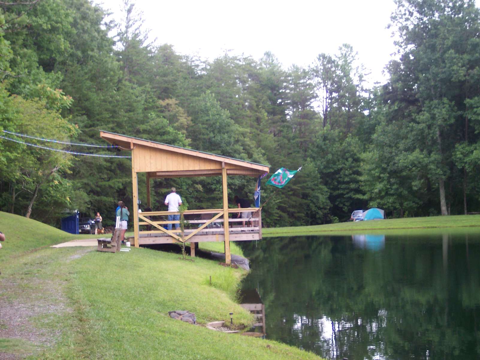 Wild Toad Lake Hipcamp in Claudville, Virginia