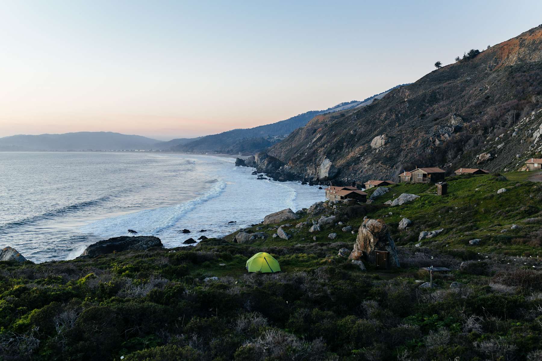 Steep ravine camping clearance