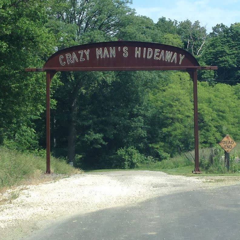 Crazymans Hideaway Hipcamp in Veedersburg, Indiana