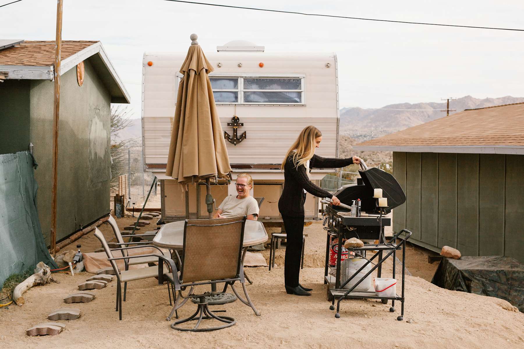Big R Ranch Retro Camper - Hipcamp in Yucca Valley, California