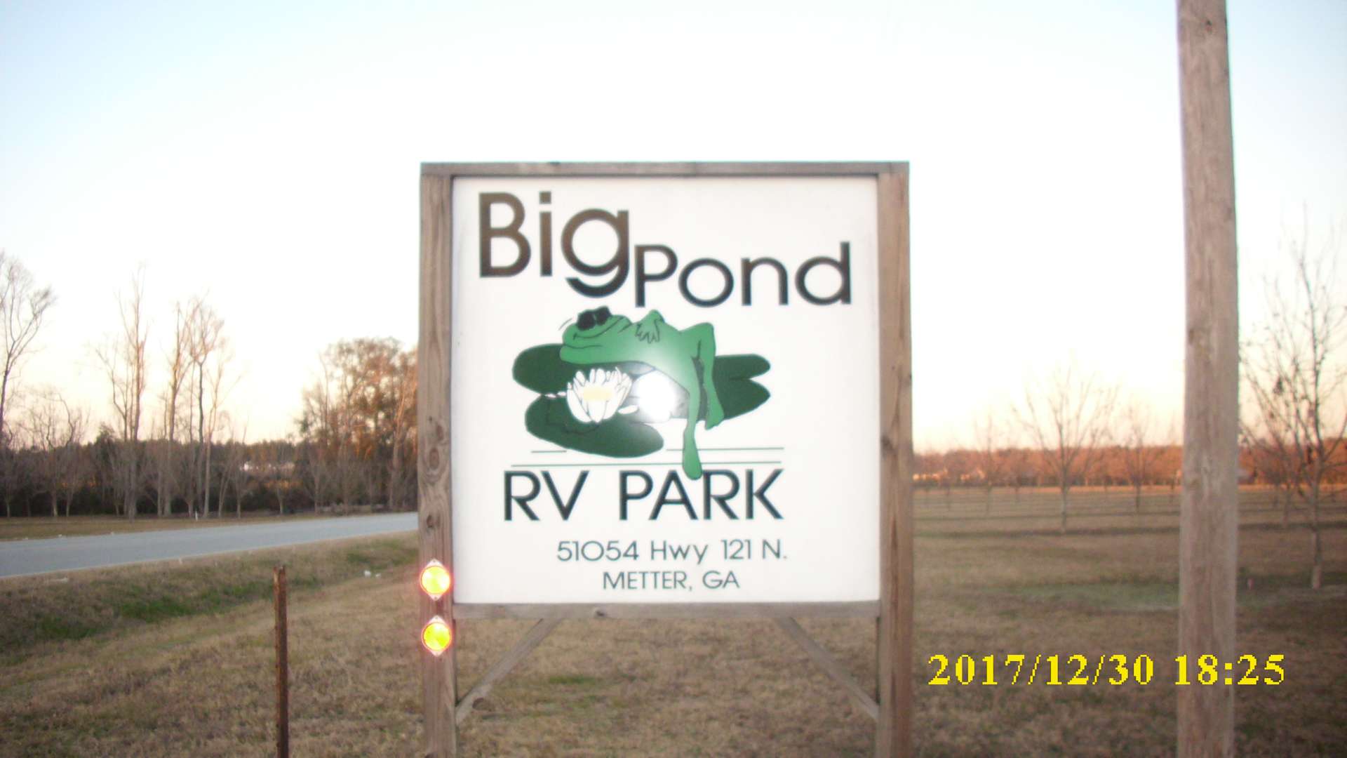 Big Pond RV Park Hipcamp in Metter,