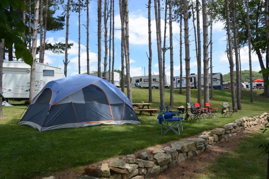 Stump Dodger Campground Hipcamp in Soldiers Grove, Wisconsin