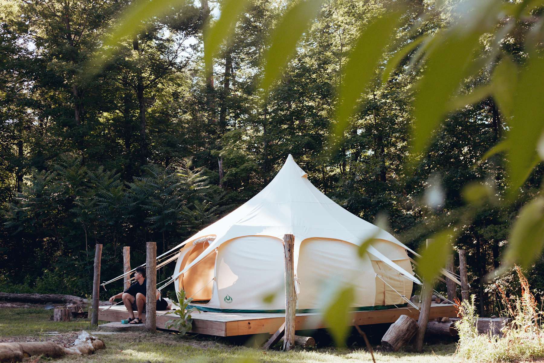 Yurt store tent camping