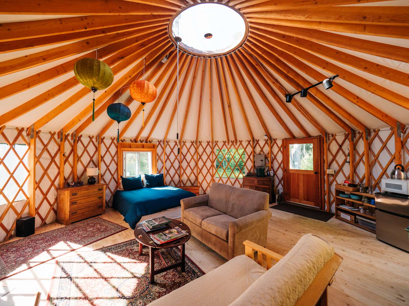 Private 4 Season Yurt Close to Town Hipcamp in Montpelier Vermont