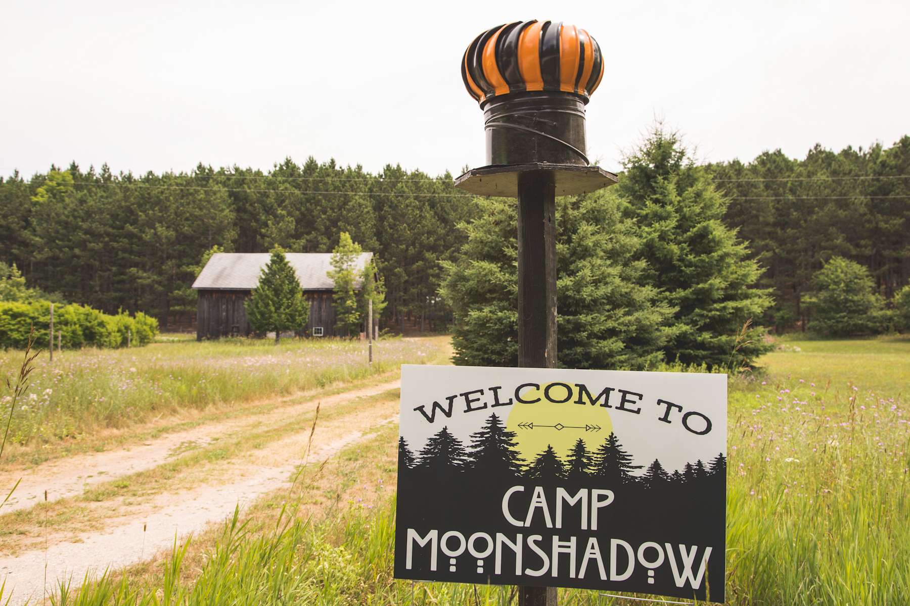 Camp Moonshadow Hipcamp in Honor, Michigan