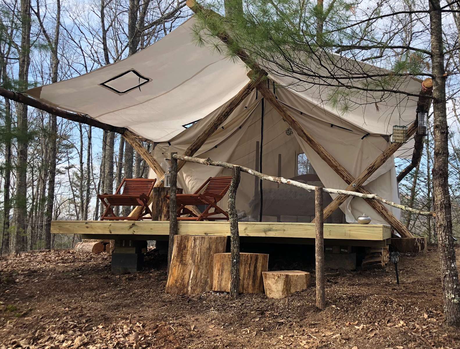 Canopy Ridge Hipcamp in Pigeon Tennessee