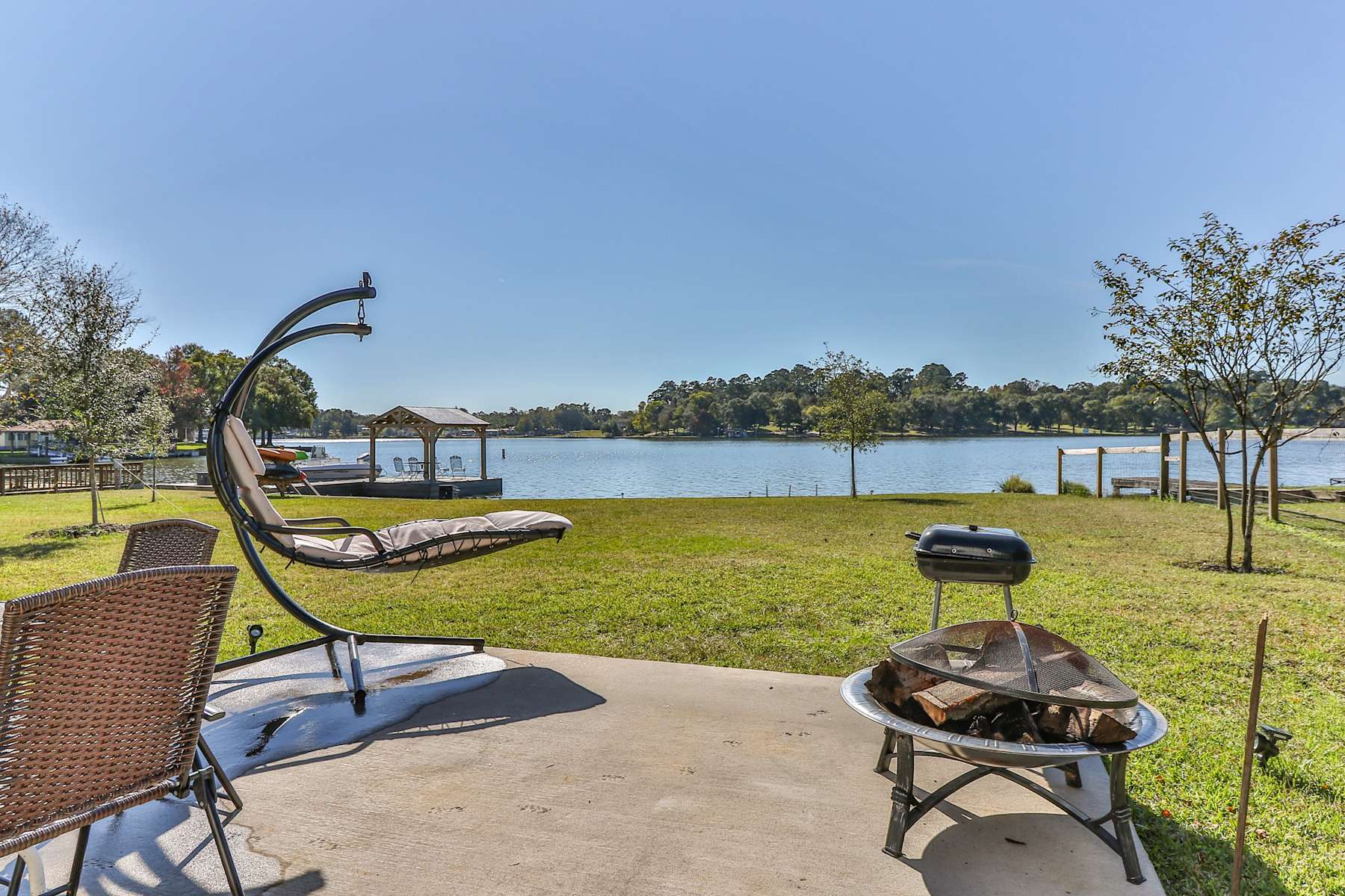 Lake Conroe Bay Hideaway Hipcamp in Willis, Texas