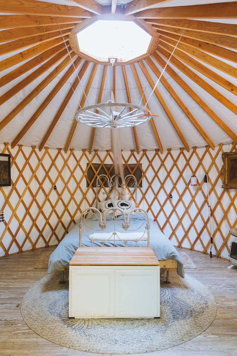Yurt with hot tub clearance