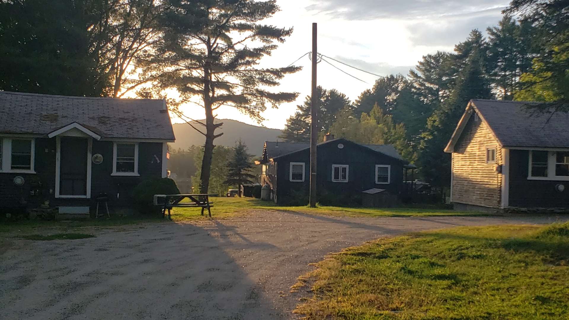 Magic cottages on Mirror Lake Hipcamp in Whitefield, New Hampshire