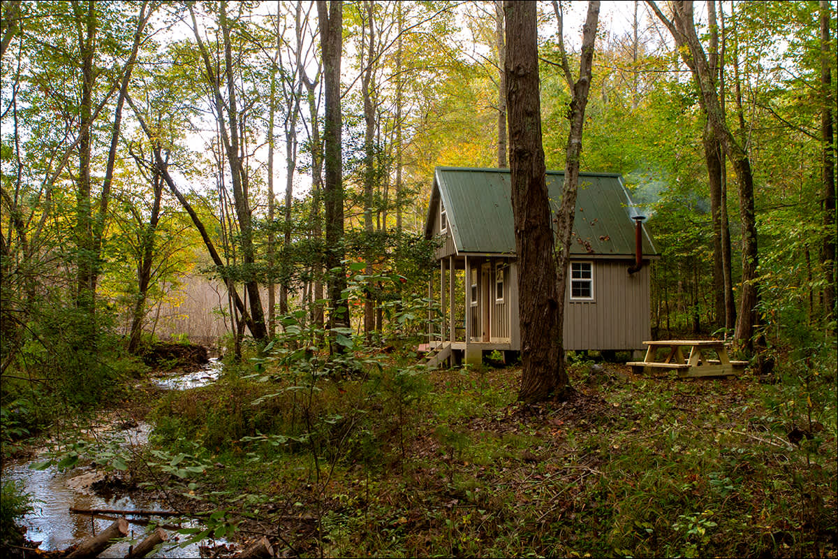 Off-grid Creekside Cabin - Hipcamp in Bumpass, Virginia