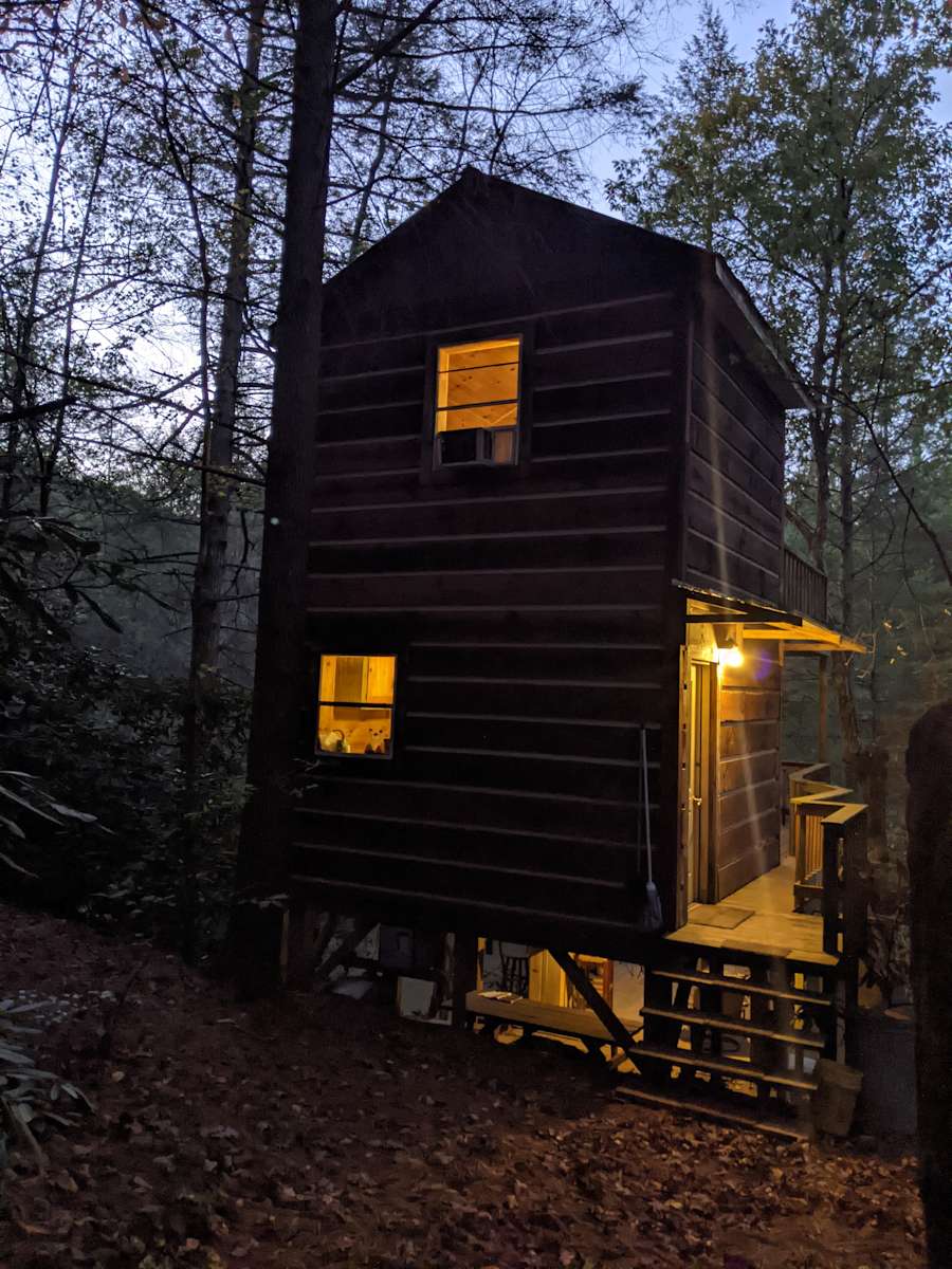 Adin`s river cabin Hipcamp in Casar, North Carolina