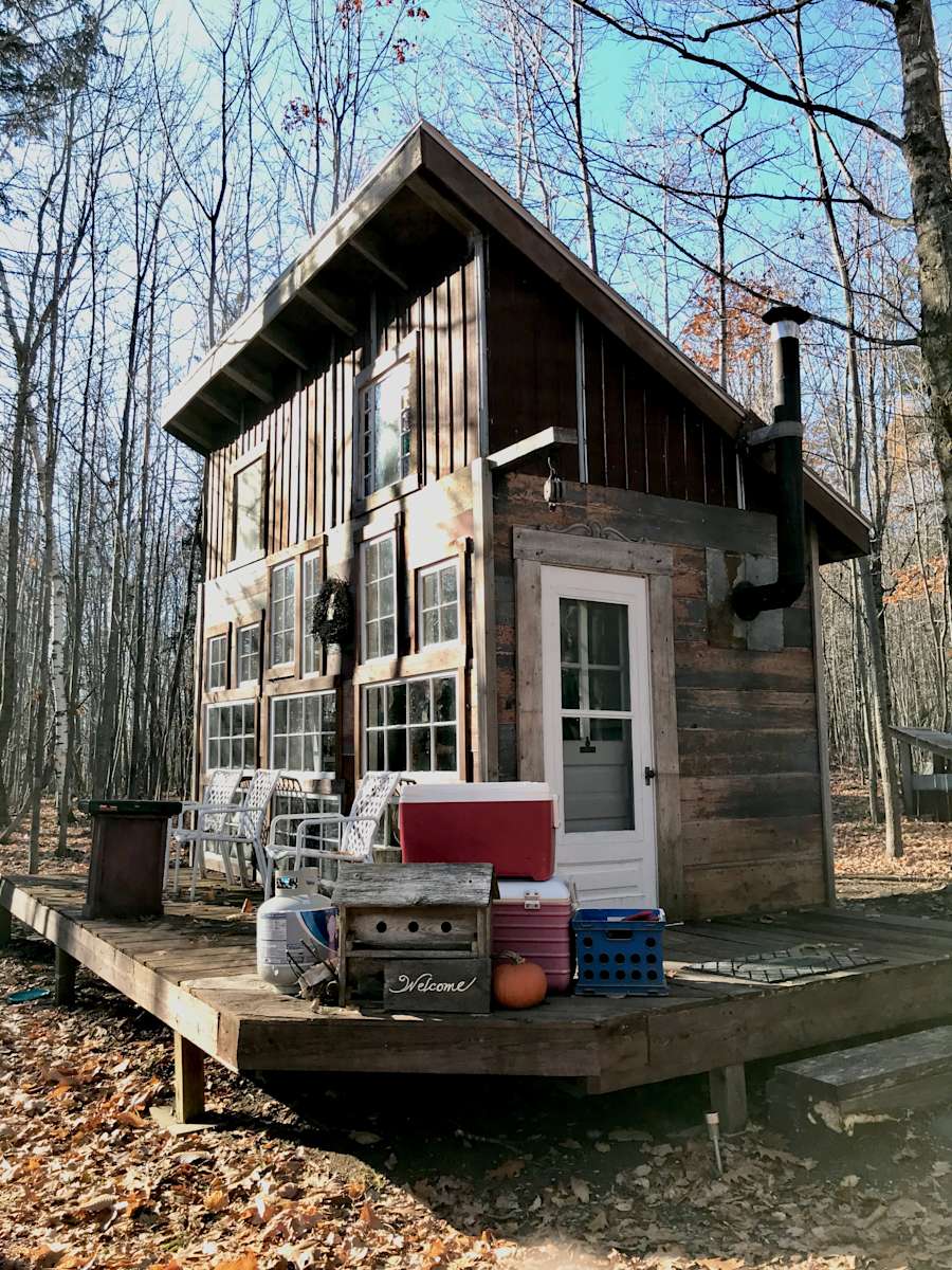 The Bird's NestPrivate Tiny House Hipcamp in New Vineyard, Maine