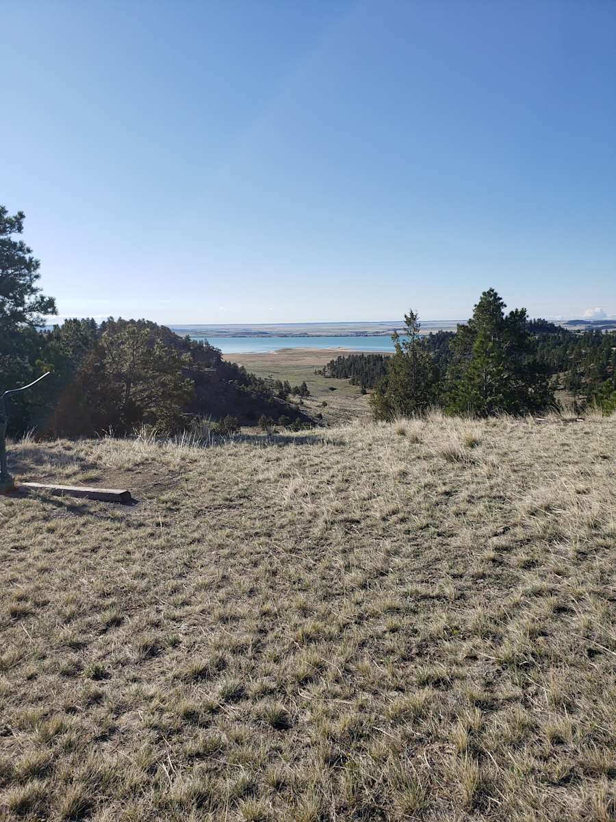 Grass field, cliffs, lake! Hipcamp in Shawmut, Montana