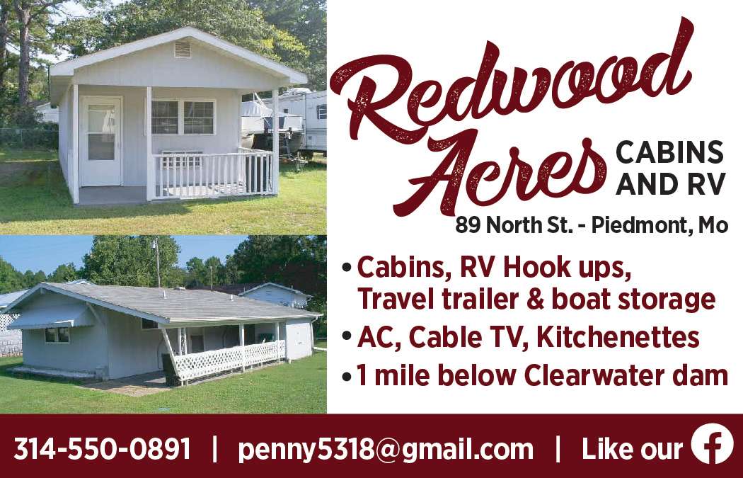 Redwood Acres Cabins and Rv Hipcamp in Piedmont, Missouri