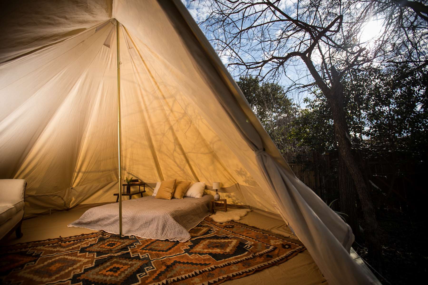Austin Hideaway w Yurt & Bathhouse Hipcamp in Austin, Texas