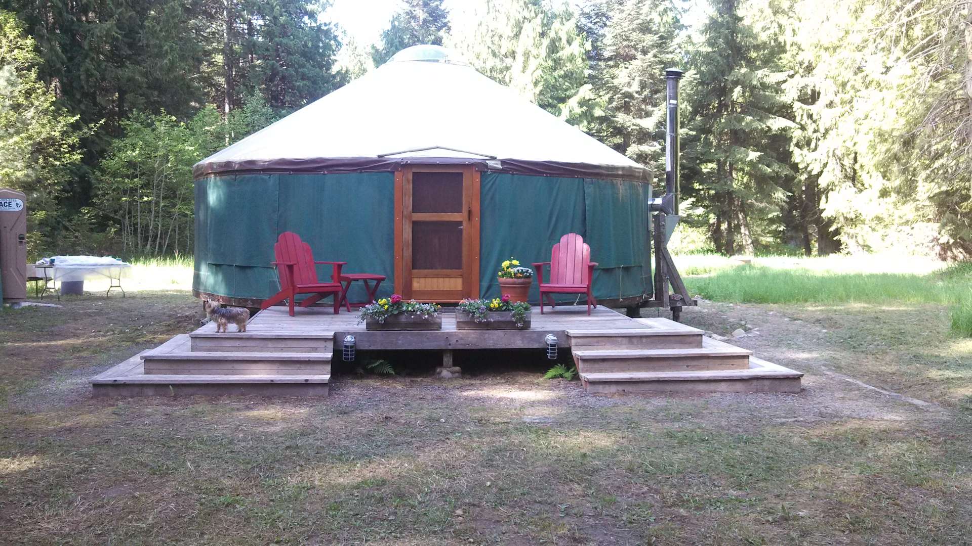 Elysium Woods Hipcamp in Sandpoint, Idaho