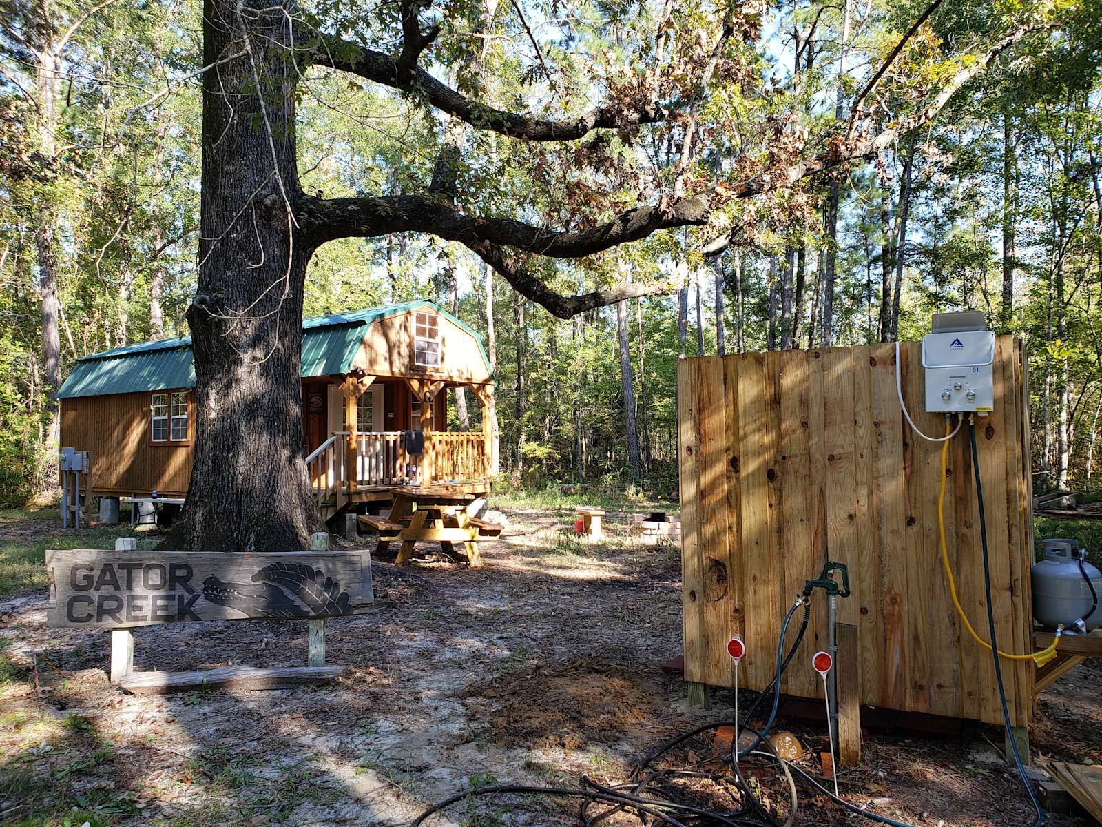 Gator Creek Hipcamp in Columbia, North Carolina