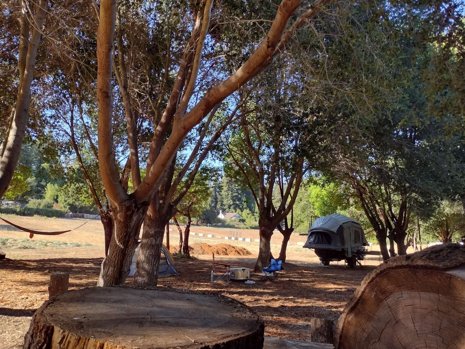 Open tent camping near me online