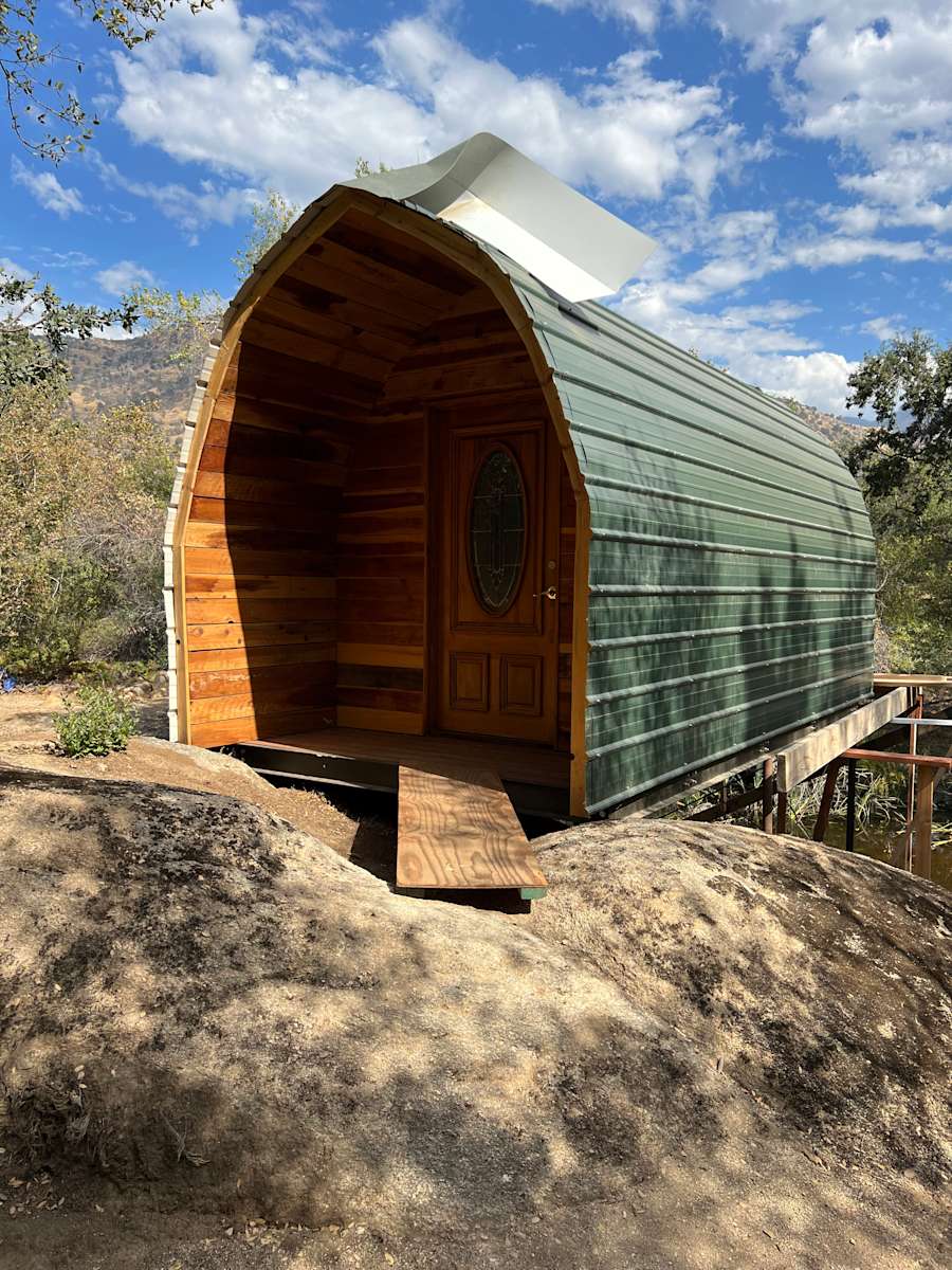 Cabin By The River Hipcamp in Springville, California