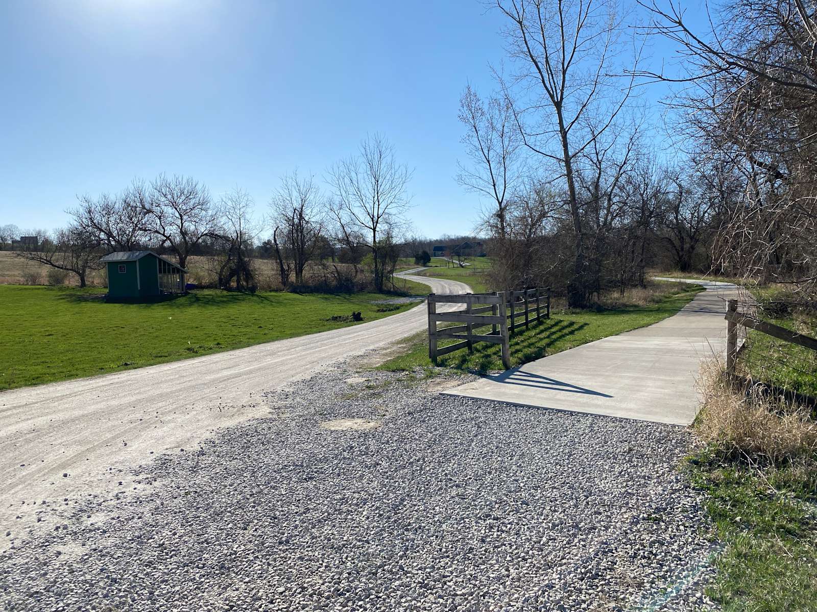 TrailSide Rural Retreat Hipcamp in Oskaloosa, Iowa