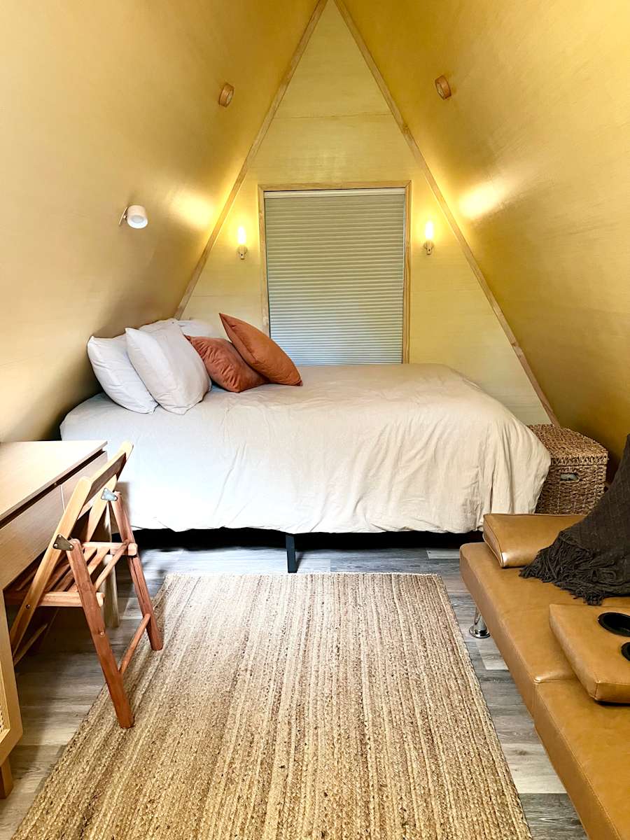 The EH frame Hipcamp in Fountain Run, Kentucky