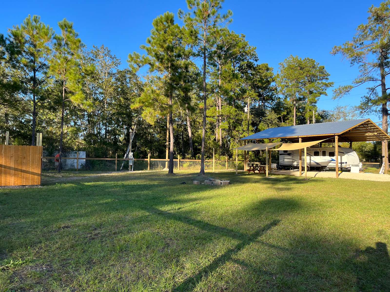 It's Creek Time Hipcamp in Wewahitchka, Florida