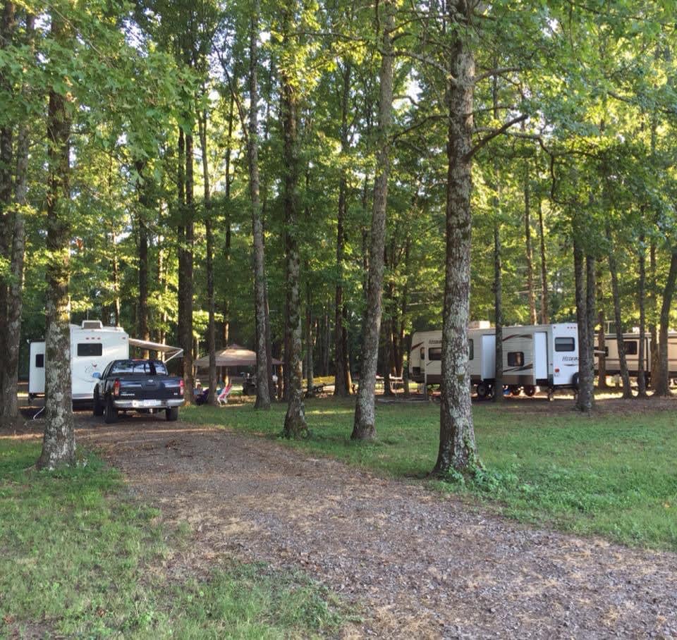 Adventure RV on Lake Atkins Hipcamp in Atkins, Arkansas