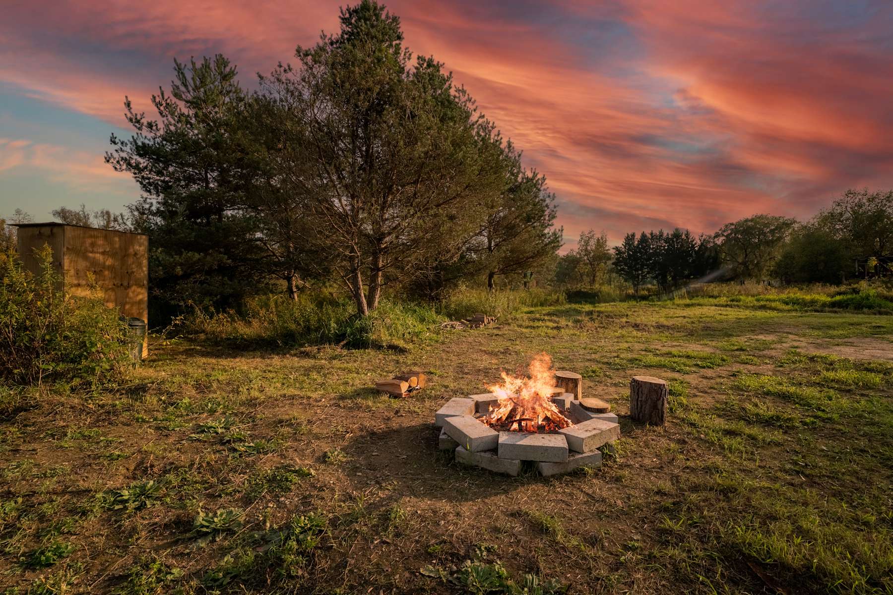 Meadow Basecamp Hipcamp in Freeville, New York