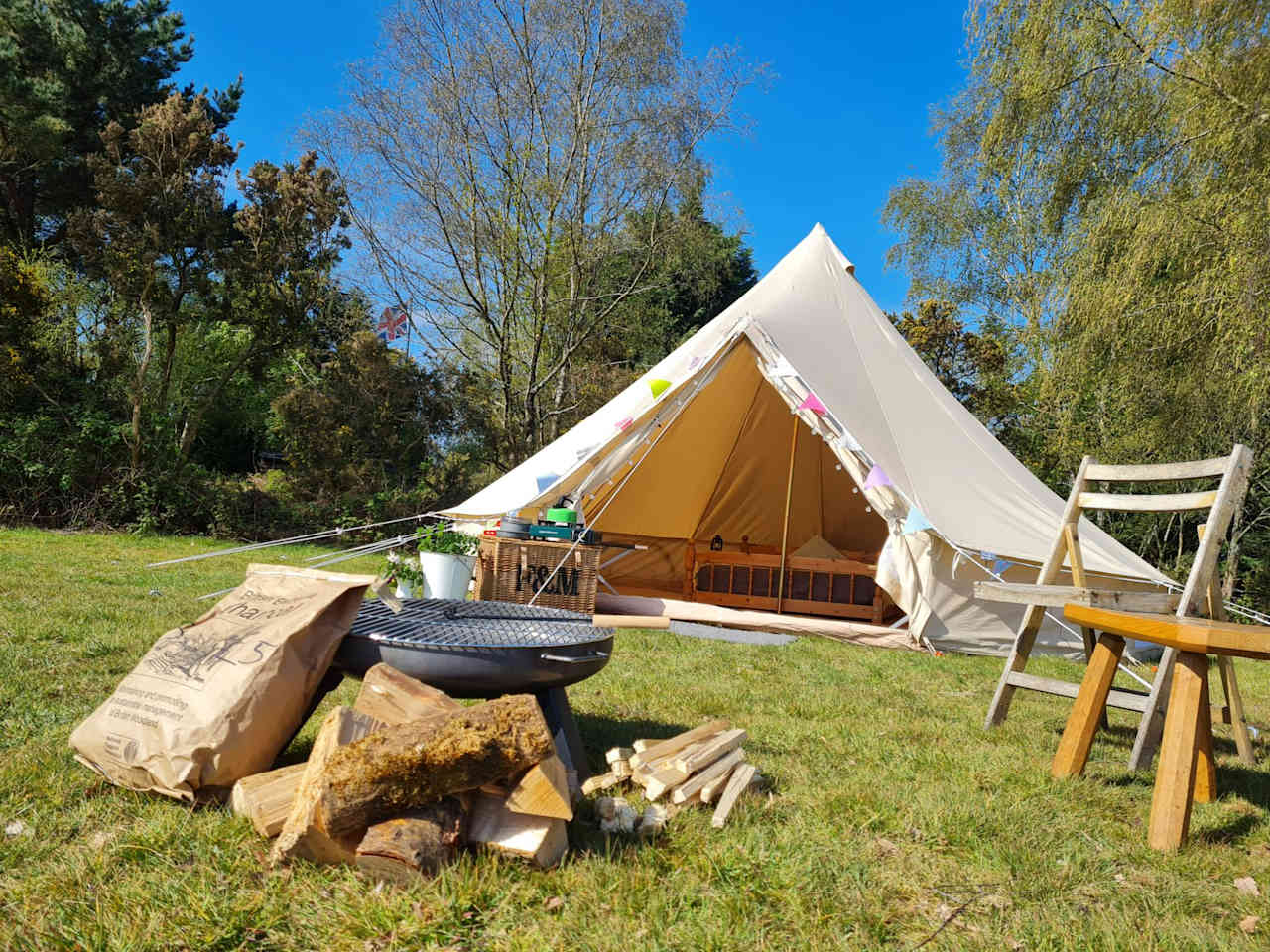 Bell Tent for Family or 5 adults