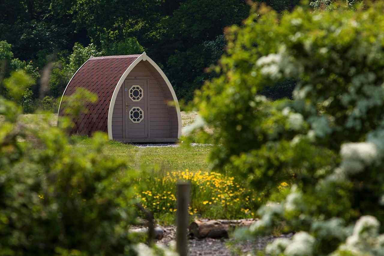 Lakeside rural tranquility and the 'kiss-me-quick' fun of the seaside – you can have the best of both worlds at Stanley Villa Farm's cute luxury camping pods.