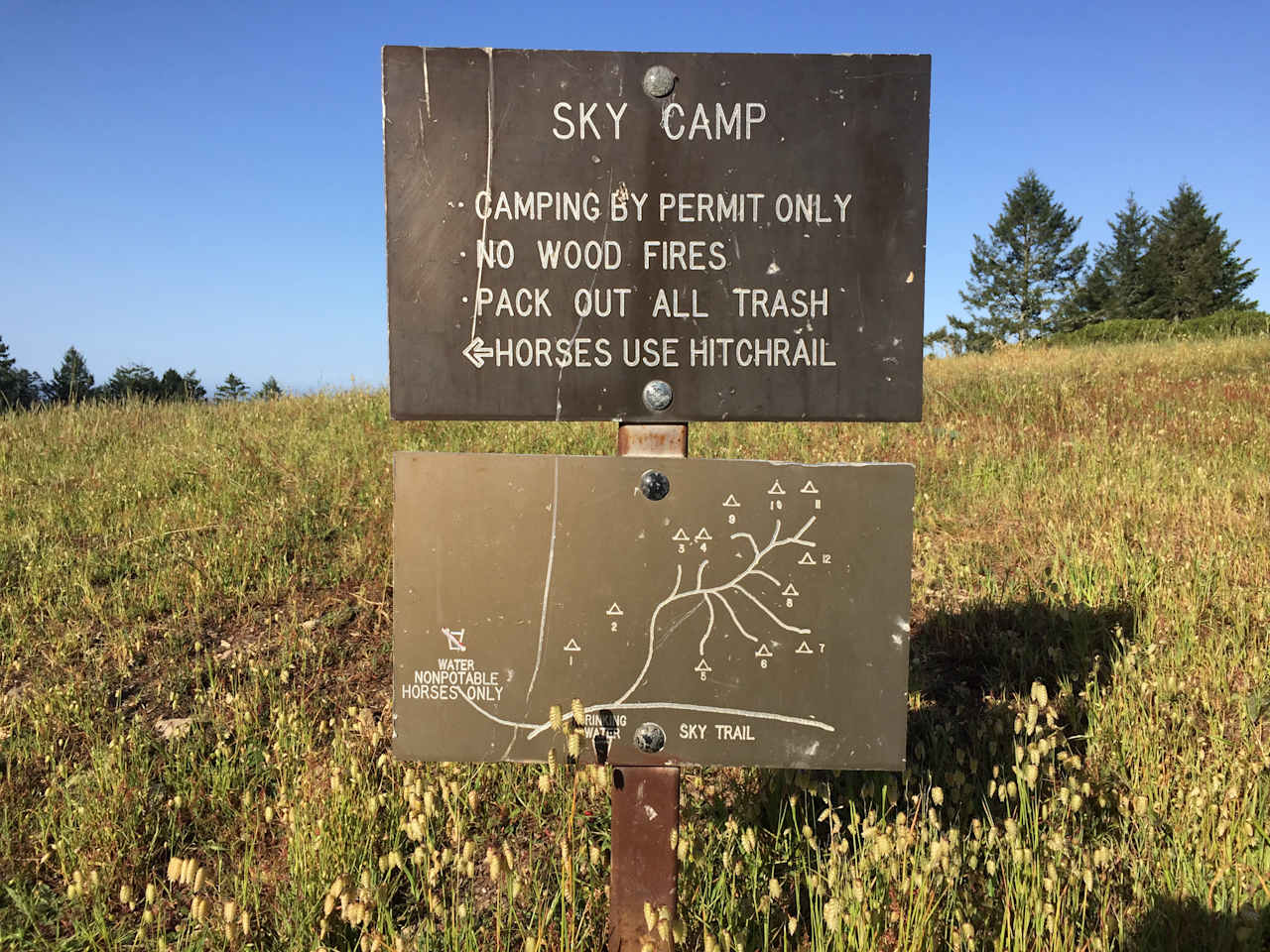 Campsite map