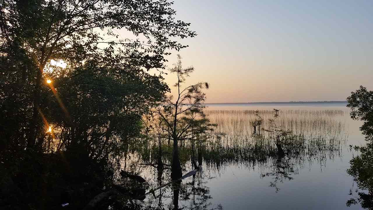 Sunset on the lake
