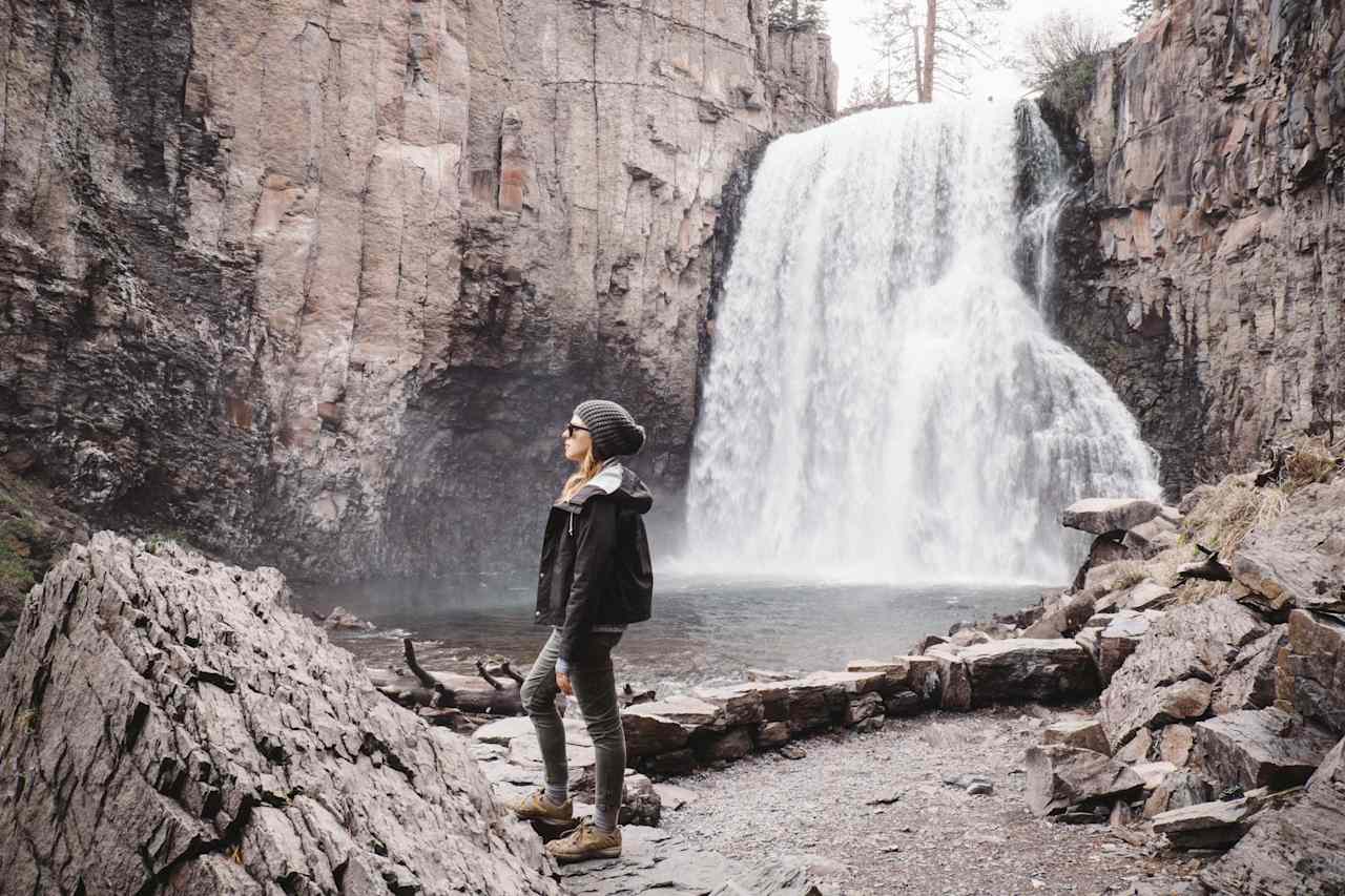 After stopping at Devils Postpile, make sure to continue on to see the 101ft Rainbow Falls