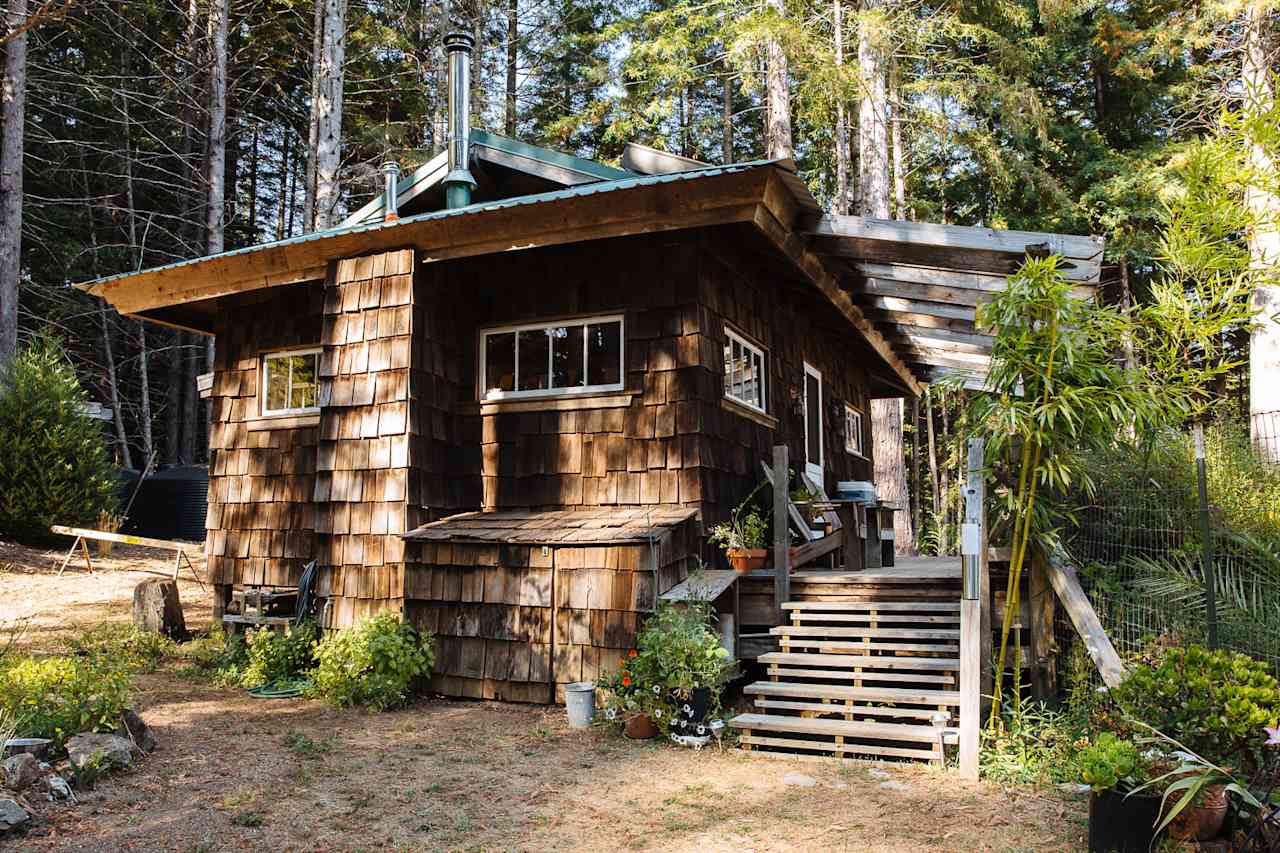 Aloha Cabin in the afternoon