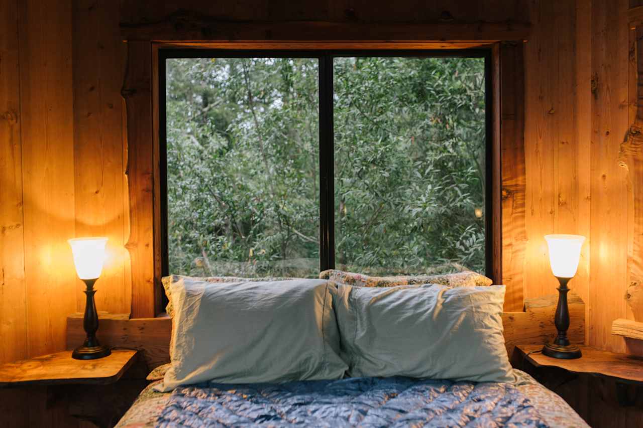 The most comfortable bed up in the trees.