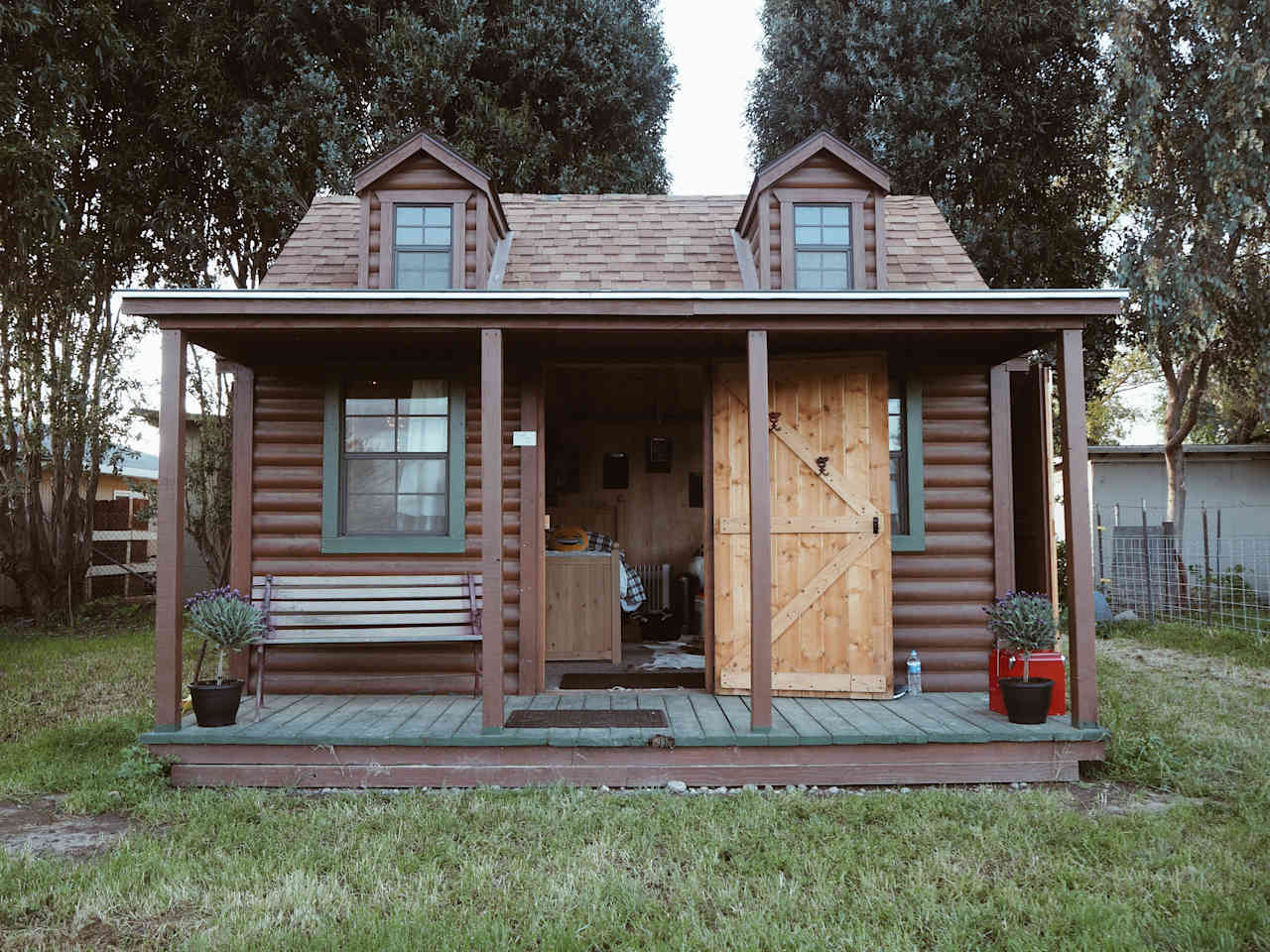 The cabin
