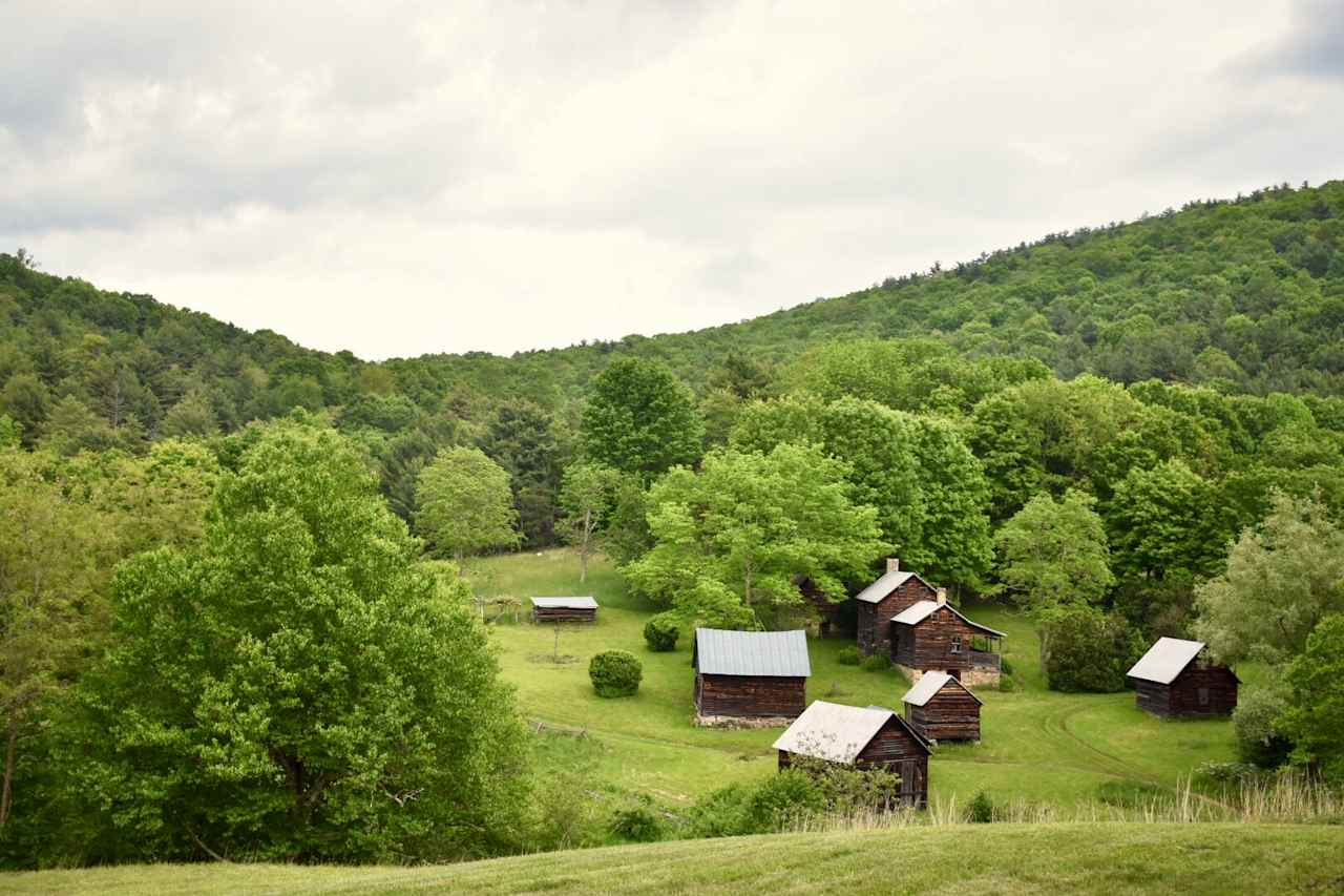 Down below the main cabin there are still remnants of the original farm owned by a German family in the 1800's