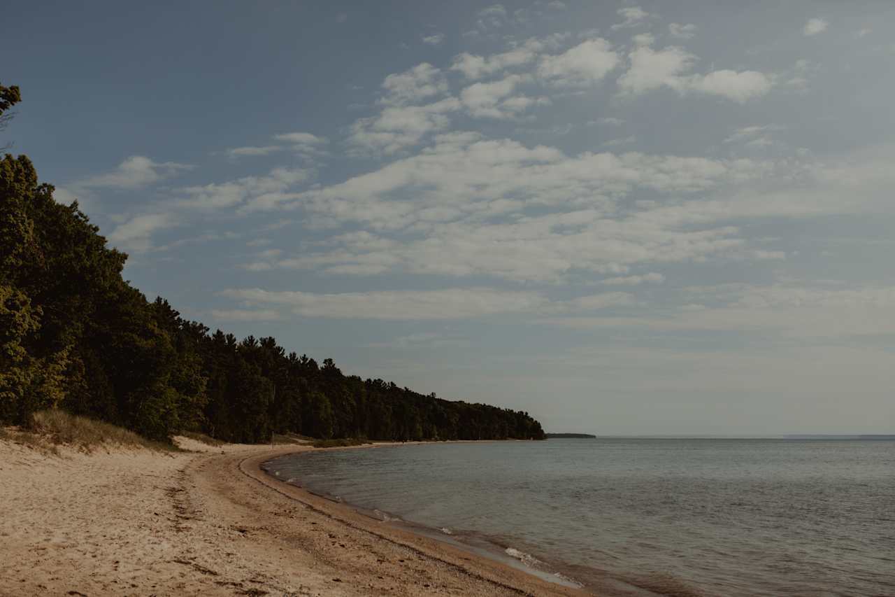 Barnes Park Beach on Lake Michigan!