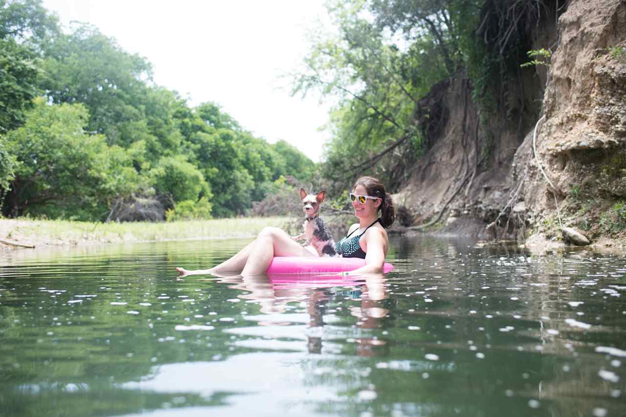 Private access to the river, perfect for cooling off on hot days 