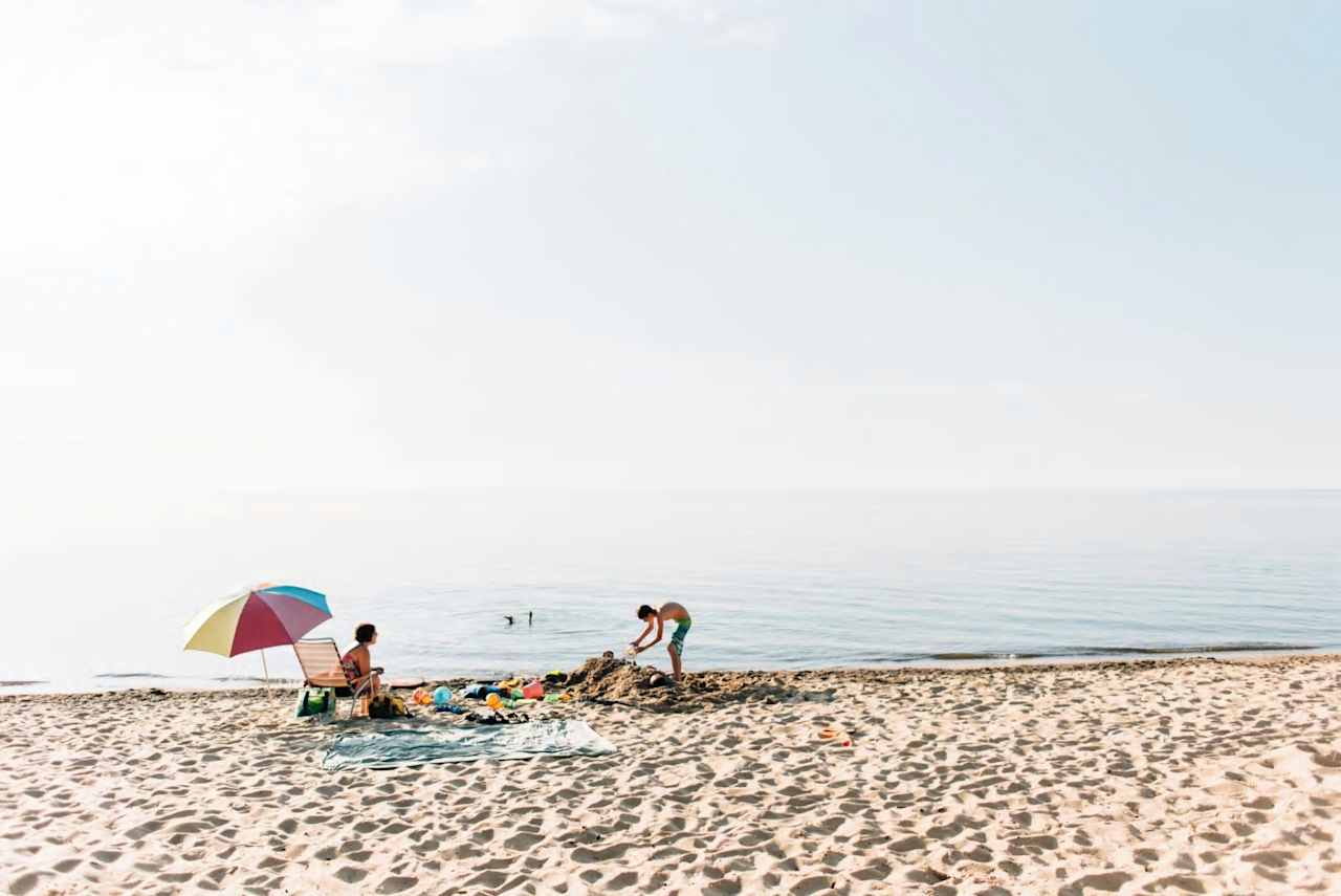 Cherry Beach is 3 minutes away
