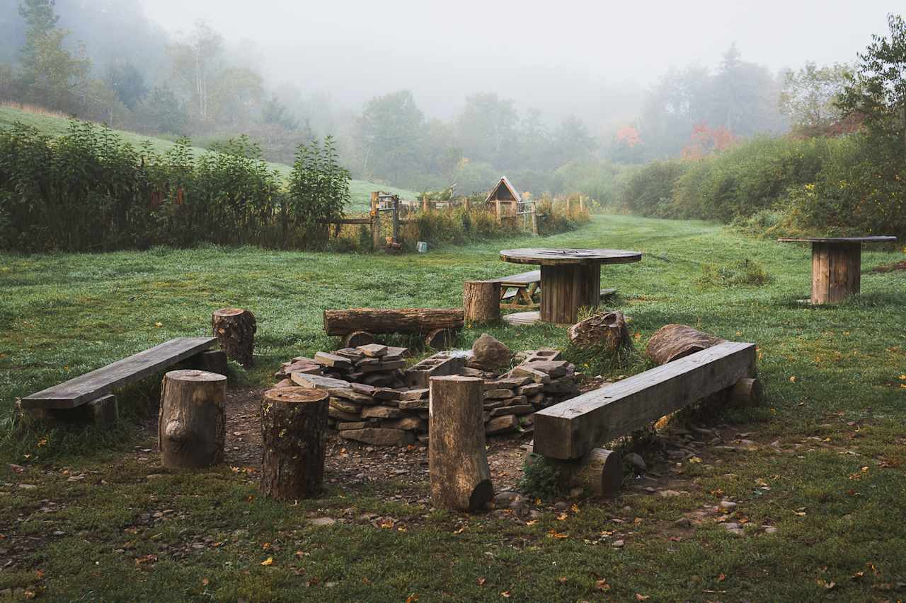 Daybreak on Stony Creek Farmstead is magical.