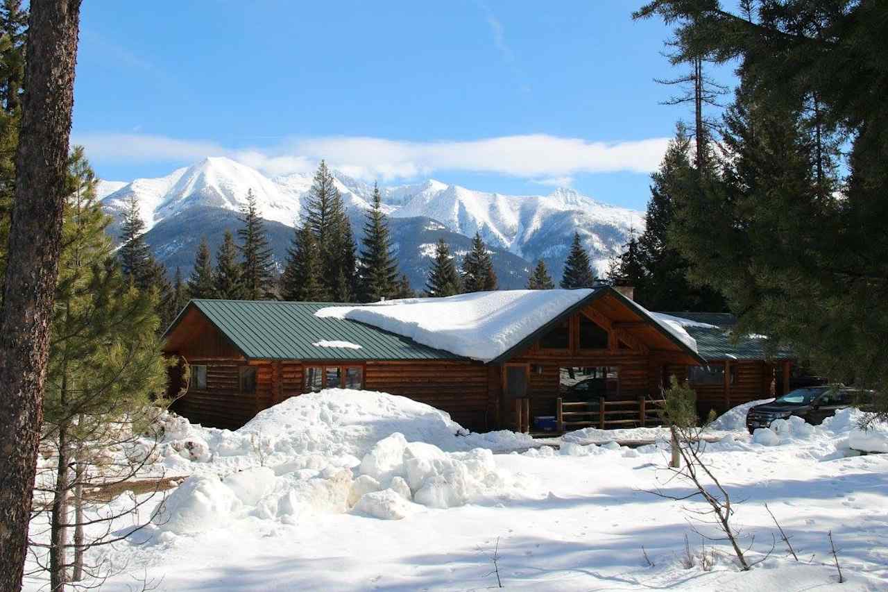 Cabin in winter