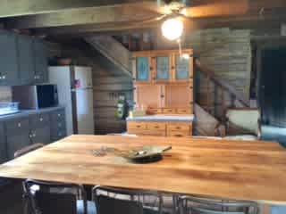 Kitchen in cabin
