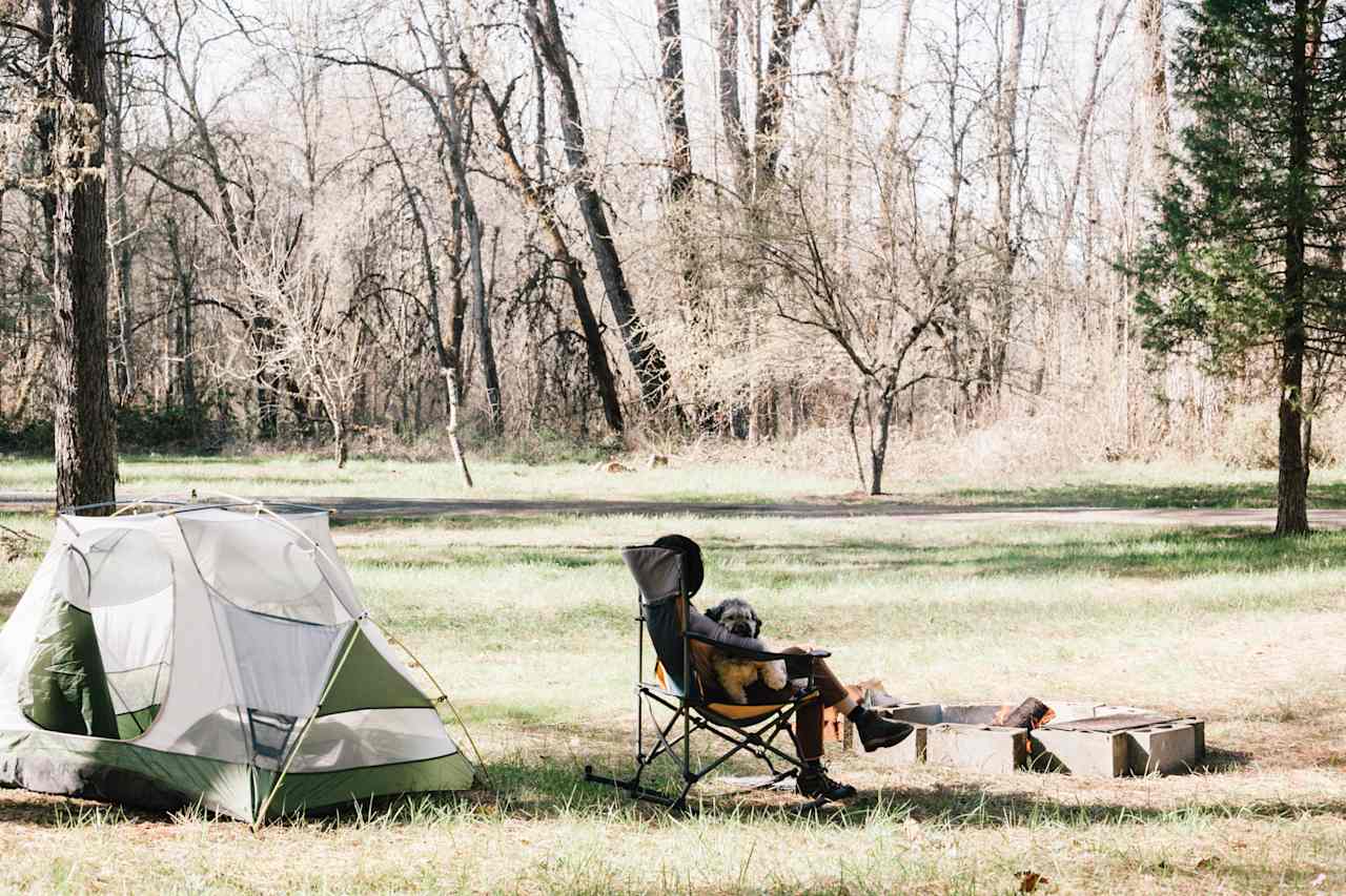 Another incredible campsite spot...this one is more open and has a fire pit as well as the trailer close by.